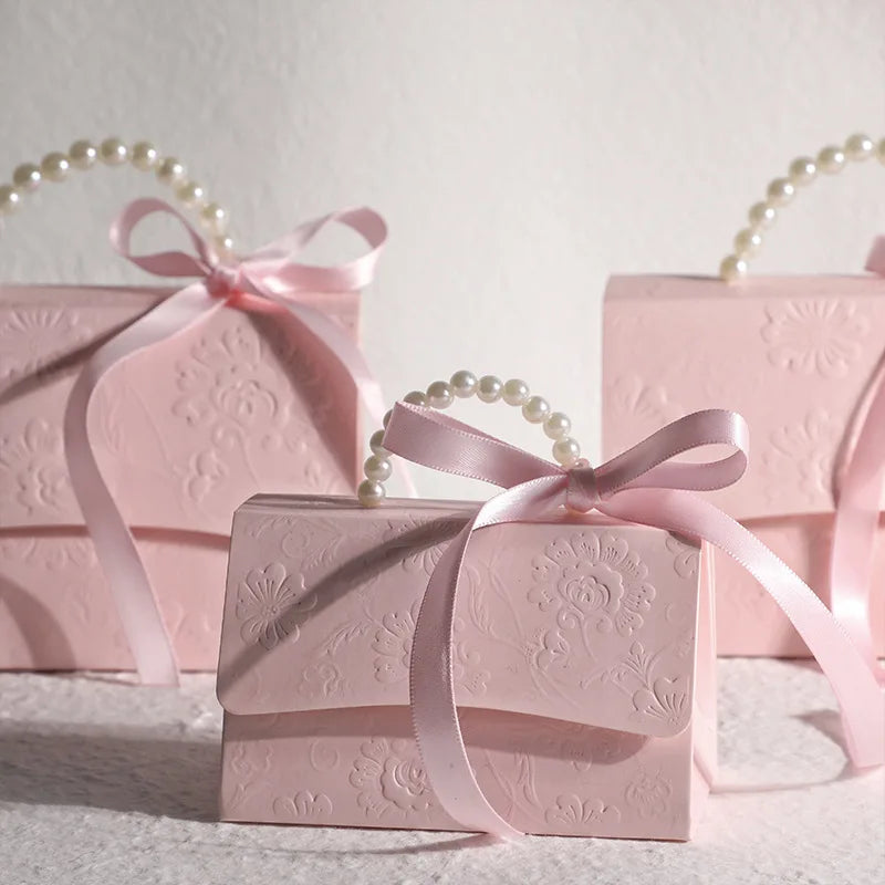 Chinea Manufacturers 9*5.5*6cm Wholesale Yiwu Suppliers Cheap Price pink Color Empty Wedding Favors Box for Indian Wedding Party
