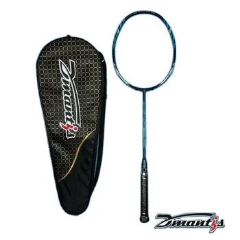 Dmantis D008 Professional Badminton Racket Full Carbon with Soft Hardness and Laser Painting Surface for Play