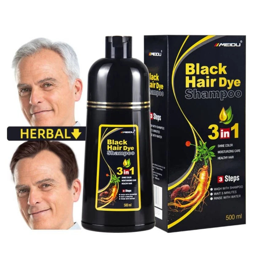 Permanent Black Hair Color Shampoo