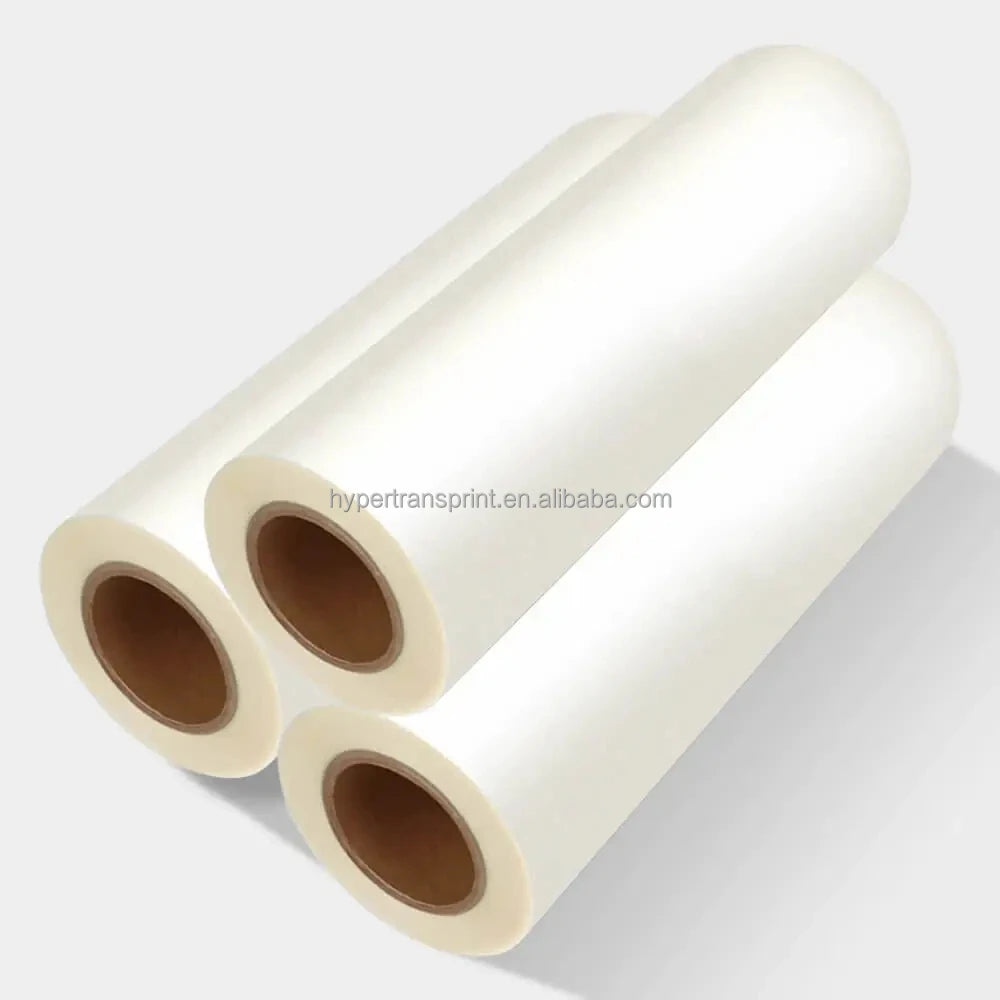 Factory Custom 60cm A3 Hypertransfer Design High Temperature Instant Peel Double Sided Coated PET 0.075mm Thick DTF Film Heat