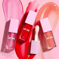 TY Wholesale Moisturizing Lip Tint Oil Fruity Plumping Lip Care Gloss Custom Color Changing Lip Glow Oil Private Label