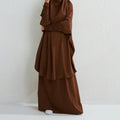 Modest Women's Dress Plus Size Wholesale Women's Djellaba Suit Eid Ramadan Islam Muslim Solid Women's Dress