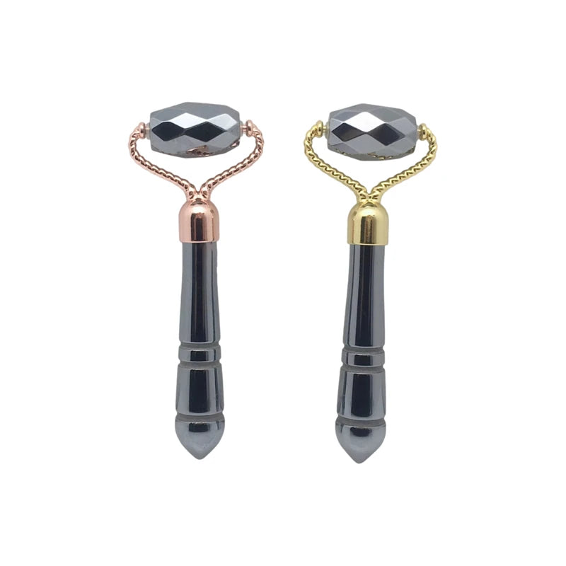 Terahertz Jade Roller Face Gua Sha Tools Small Single Head Facial Roller-Aging Wrinkles Puffiness Facial Skin MegaBDM