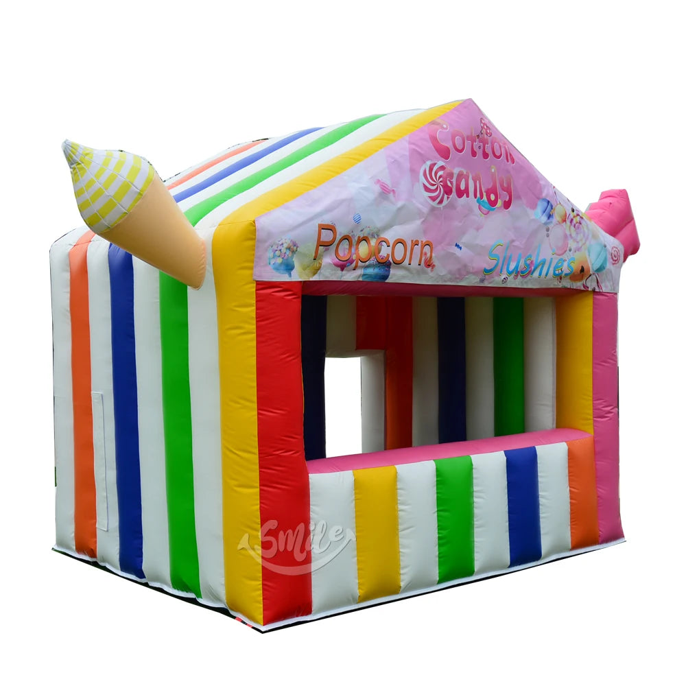 Commercial Inflatable Food Booth Outdoor Drinks Kiosk Tent for Carnival Popcorn Vendor