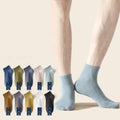 Wholesale Plain Black White Short Socks Male Casual Pima Cotton Ankle Socks for Men