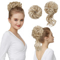 Women's Long Soft Fluffy Synthetic Messy Hair Bun Octopus Hair Chignon Elastic Band Long Tail False Curly Chignon Style