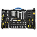 New Double Door 110 Pcs Car Repair Tool Box Kit Spanner Chrome Vanadium Allen Screw Ratchet Wrench Socket Mechanical Tools Set MegaBDM