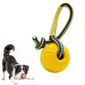 Sale Pet Toys Ball Teeth Bite Solid Rubber Funny Interactive Training Floating Foam Dog Chew Ball Toy With Carrier Rope