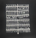 Wholesale 1/2 Inch Plastic Letters for Wooden Felt Letter Board