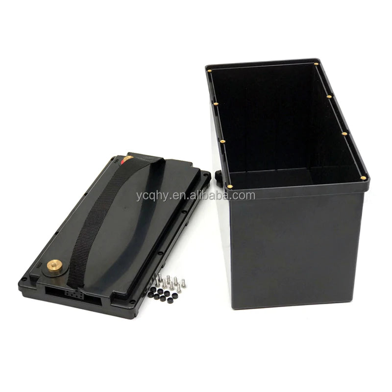 Lifepo4 Battery Box 12v 100ah Plastic Box RV Solar Cells Box with  Screw Lifepo4 Battery Case