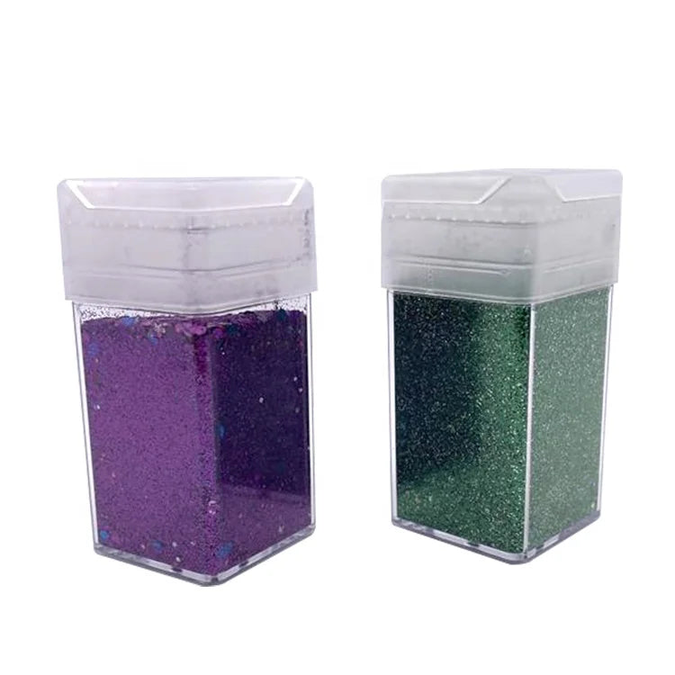 Ready to Ship 2OZ Glitter Shaker Jars Wholesale Holographic Chunky Glitter for Craft Decoration