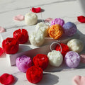 Factory Direct Sales Homemade Aromatherapy Candle Flower Mold Candle Making 3d Silicone Rose Candle Silicone Mold