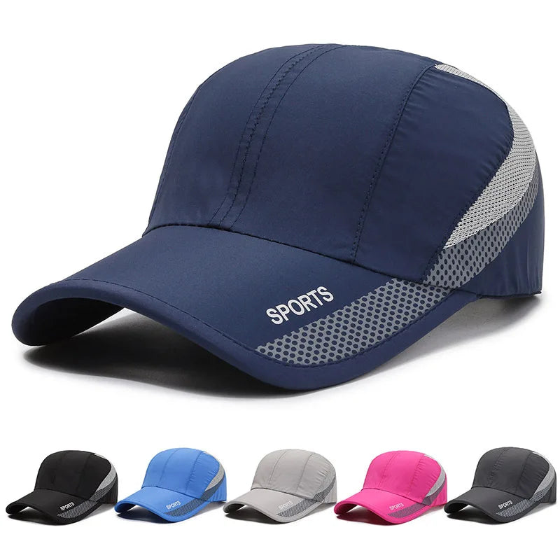 Best Seller Lightweight Quick Dry Adjustable Baseball Cap Sporty Style for Men Women Race Day Performance Common Fabric Feature