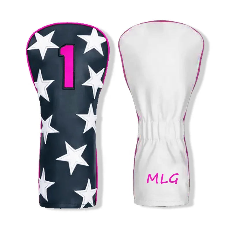 Driver Golf Headcover Custom Design Stars & Stripes Golf Club Head Cover