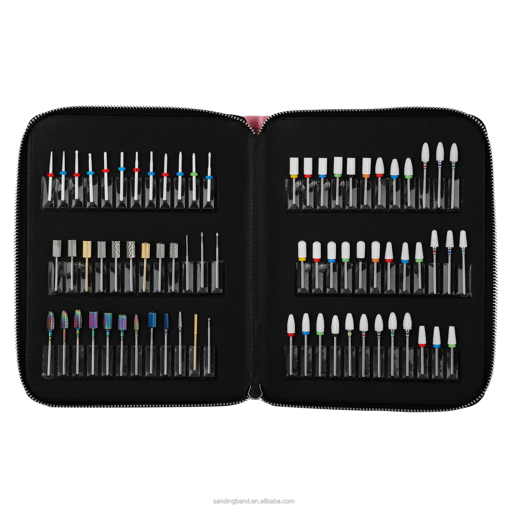 72 Pcs Set Nail Drill Bit Set Ceramic / Diamond / Tungsten Carbide  Cuticle Remover Nail Drill Bits