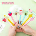 Friendly Gifts Stationery Kids Cartoon Ballpoint Pen Mixed Style Plastic Cute Recycled Ball Pen 512