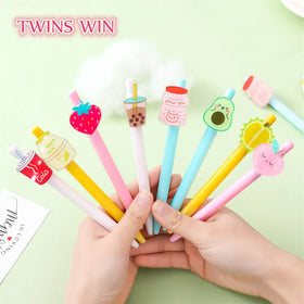 Friendly Gifts Stationery Kids Cartoon Ballpoint Pen Mixed Style Plastic Cute Recycled Ball Pen 512