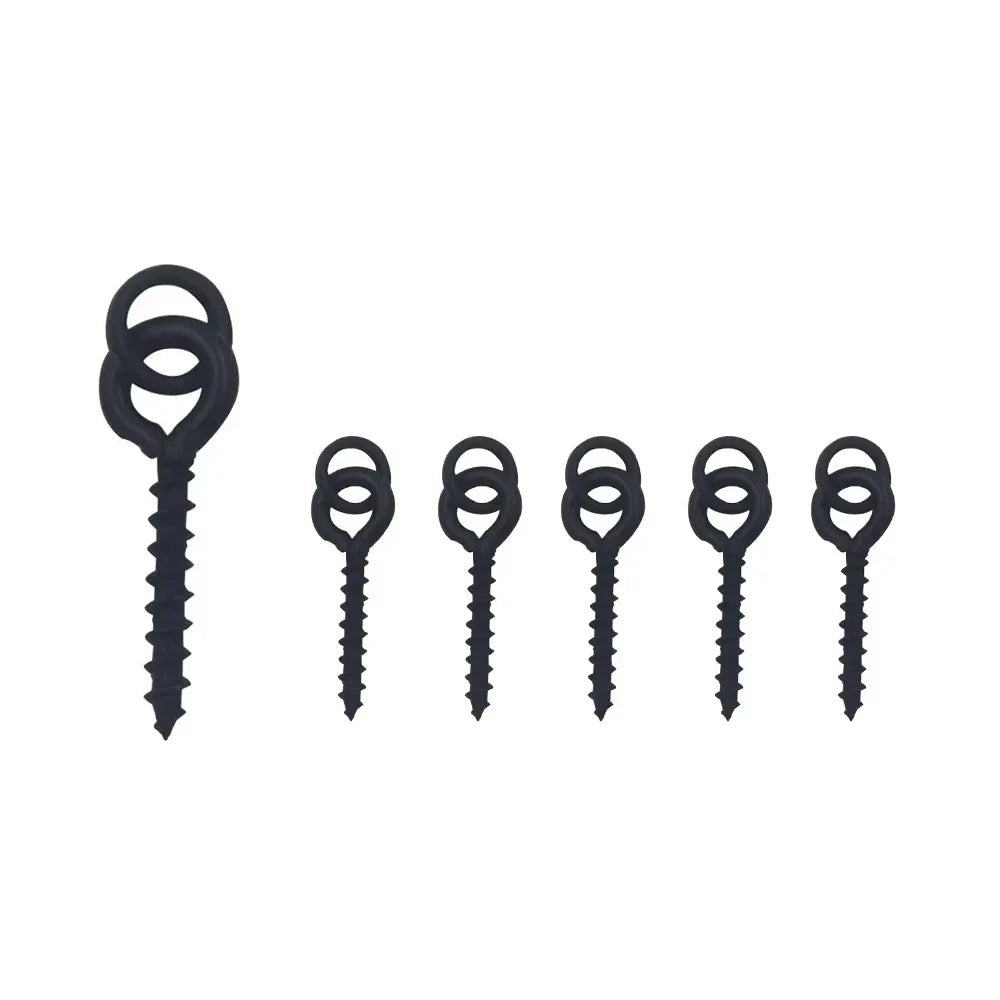 Swivel Ring D-Rig Terminal Tackle Steel/Metal Ocean Boat Fishing Accessories Screw Peg Snaps Bait Holder Chod Rig Swivel Snap