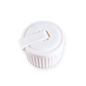 24/410 HDPE White Plastic Turret Spout Covers Caps for Bottle