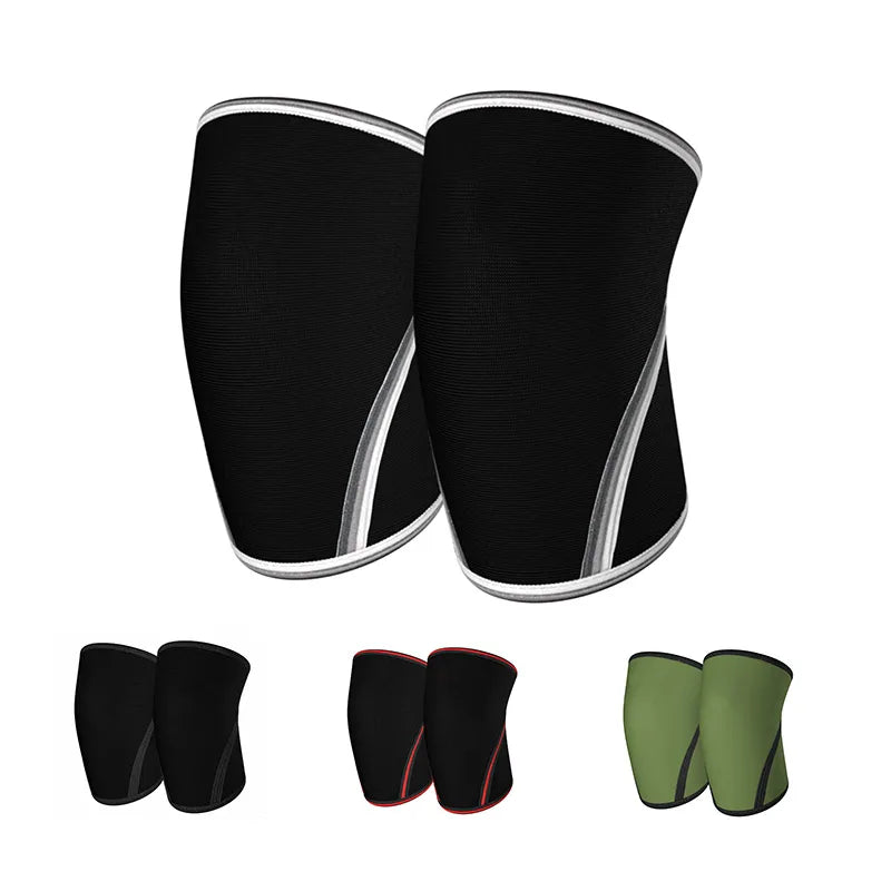 Knee Support Brace Elastic Weight Lifting Rodillera Neoprene Powerlifting 5mm 7mm Compression Knee Sleeves