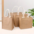 Jute Burlap Gift Bags for Wedding Party Environmentally Friendly Shopping Bags Burlap Tote Bags With Handles