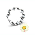8 Scalloped Edge Flower Shape Cookie Cutter Stainless Steel Cutter Mold for Baking Fondant