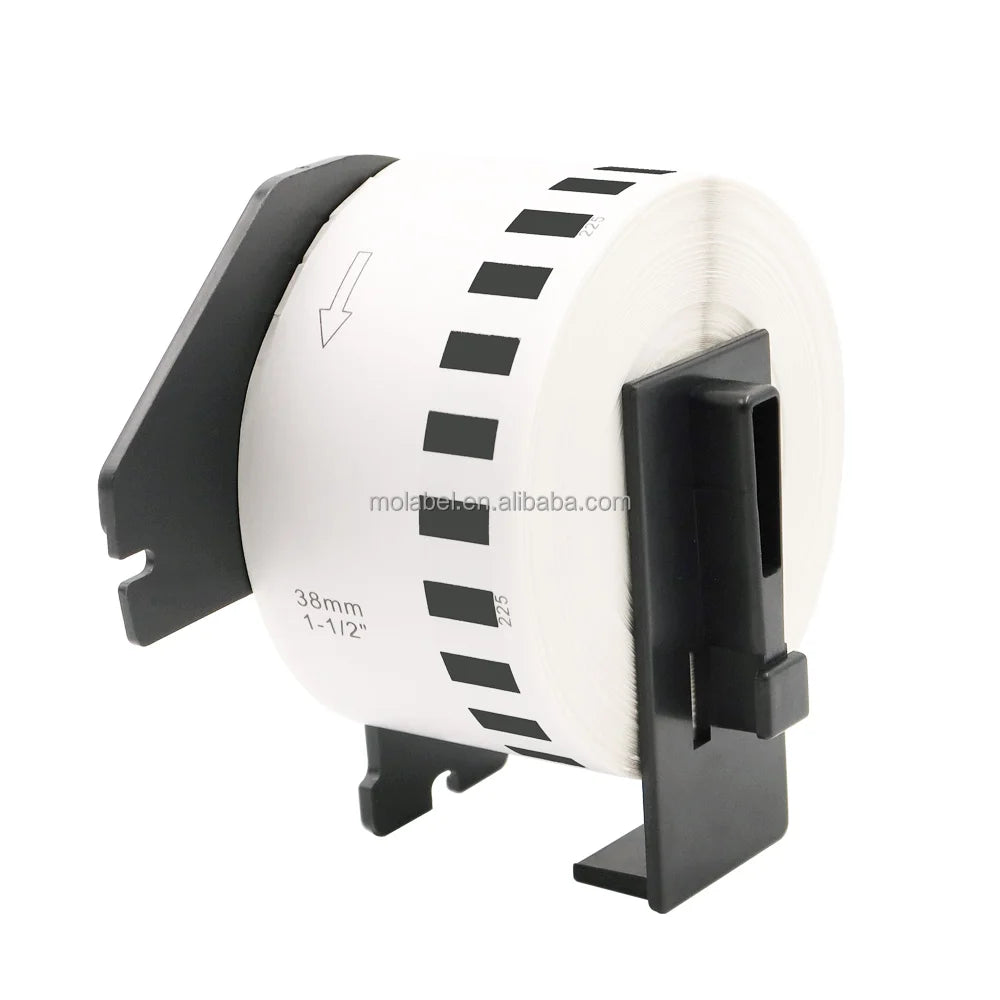 Compatible Brother DK-22225 DK2225 Direct Thermal Label 38mm X 30.48m Continuous Length White Paper Tape for QL Printers