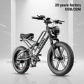 2025 M7 Electric Bike Ready Stock 500W Electrically Mountain Fatbike Cheap 20inch Fat Tire Ebike Electric Bike Factory