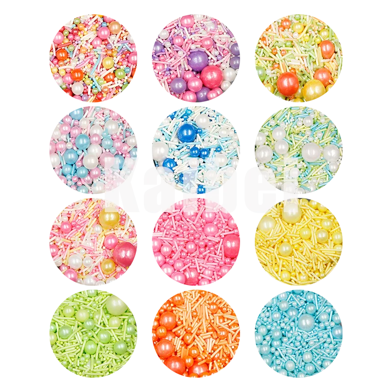 Factory Wholesale Sugar Sprinkles Cake Decoration Sugar Cake Decoration Supplies Pearls