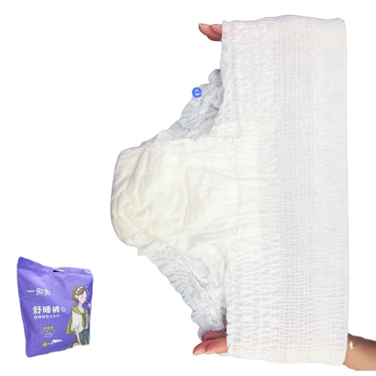 OEM Super Sleep Large Size Lady Menstrual Pants Overnight Underwear Women Pants menstrual diaper