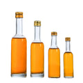 Long Neck Ice Wine Glass Bottle 50ml 100ml 150ml 200ml Capacity with Screw Cap for Whisky Vodka Tequila Liquor Storage