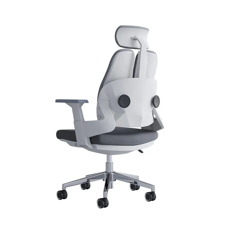 Silla De Oficina Heavy Duty High End Comfortable Staff Independent Double Back Fabric Modern Ergonomic Chair Office