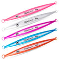 Deep-Sea Rogue Printed Slow Jigging Fishing Lure Fast Sinking Metal Red Gold Gun Versatile Ocean Boat River Lake Stream Fishing