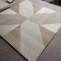 3d Waved MDF Wall Decorations Interior MDF Carved Wall Panelings Luxury MUMU Design 3D Wall Panel Laminate Interior Wallboard