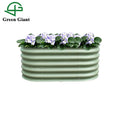 Huizhou Green Giant 17"Tall 2ft*3.5ft Modular Corrugated Metal Raised Garden Bed Kit 2N1-17 Aluzinc Galvanized Planter Box