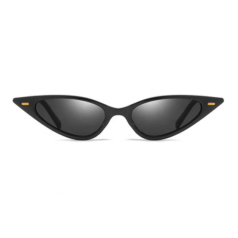 Sunbest 97006 Vintage Retro Small Cat Eye Sunglasses Personalized Wholesale Cheap PC Frame in White and Red