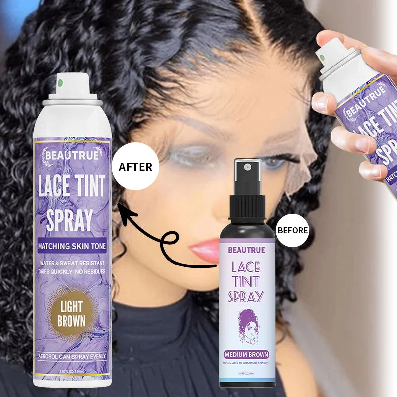 Private Label Strong Hold Quick Dry Hair Spray Invisible Finishing Holding Spray Protects Edge Glueless Wig Lace Melting Spray
