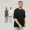 Unisex 100% Cotton Gym Workout Tops Men's Fashion Athletic Custom Logo Solid T-Shirt Crewneck Loose Fit Short Sleeve 260 Grams