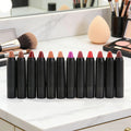 Wholesale Own Brand 12-Color Custom Velvet Matte Lip Gloss Vegan Cosmetic Waterproof Daily Use Natural Permanent Makeup