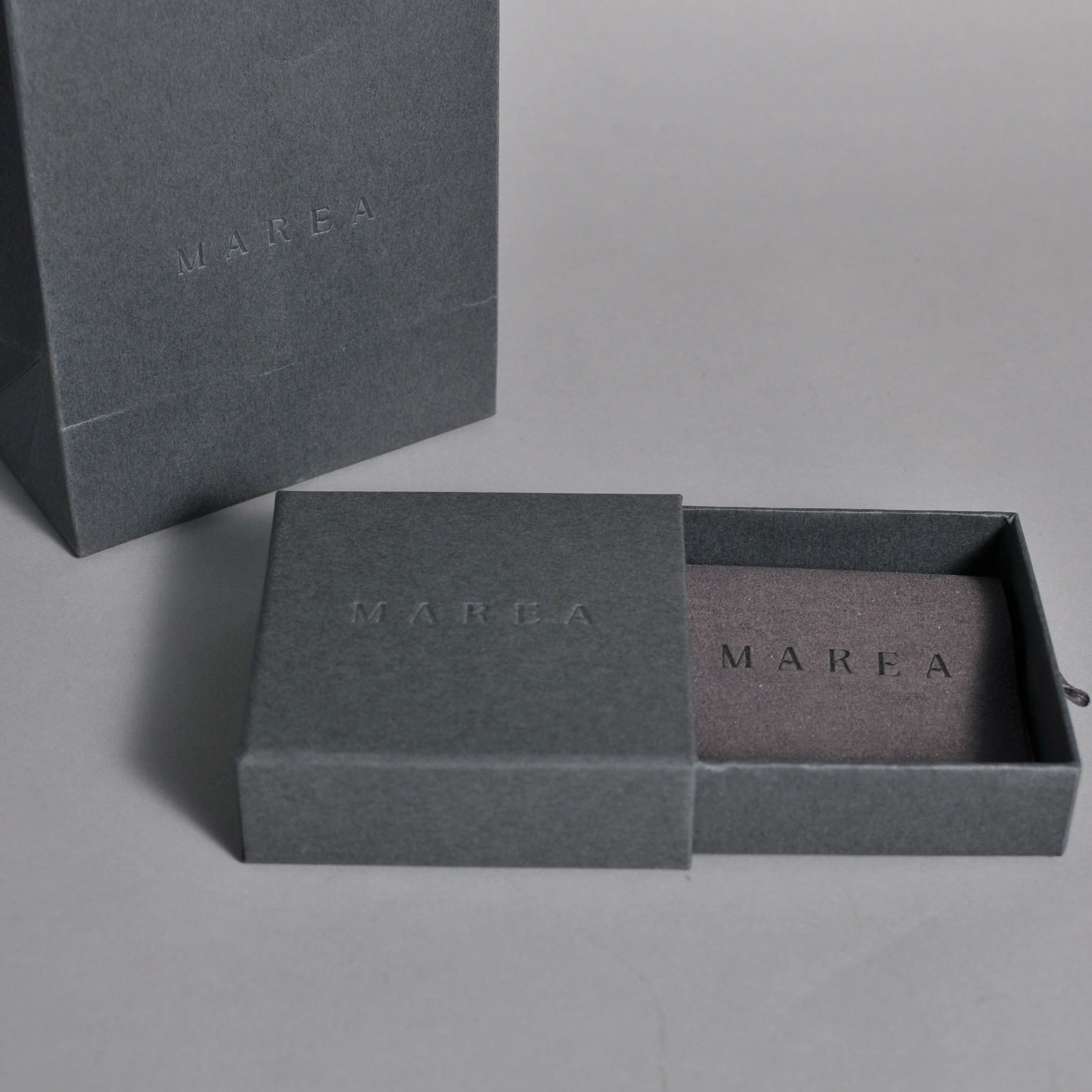 WangFu Necklace Package Set Slid Box Envelope Pouch Suede Shopping Bag Custom Logo