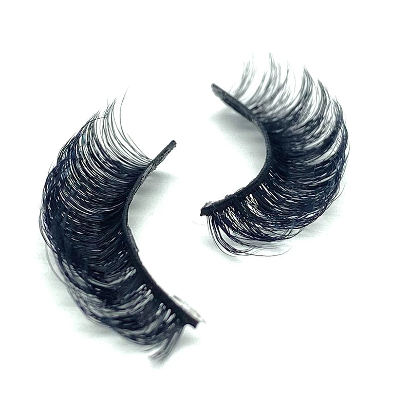 Premium Handmade Eyelashes Factory Top Selling Russian Strip Eyelashes Wholesale DD Curl 3D Faux Mink False Eyelashes