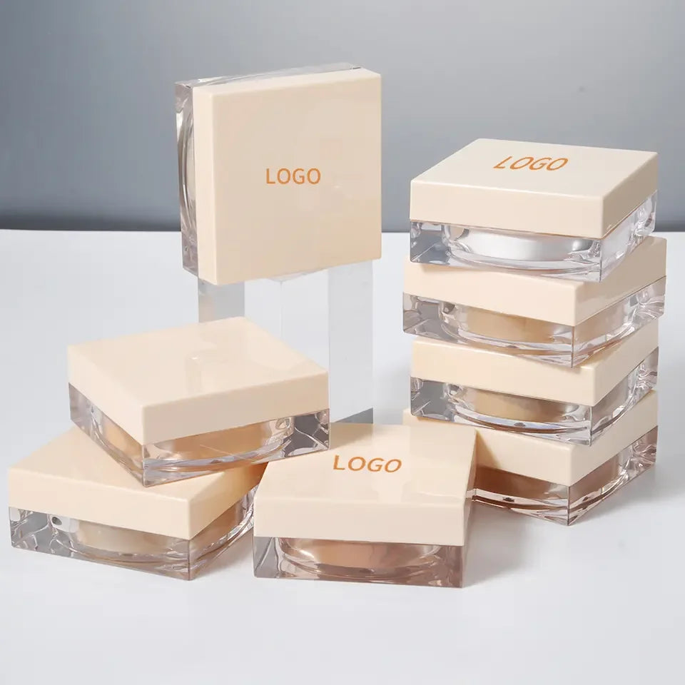 OEM logo Oil Control Long Lasting Matte Face Loose Setting Powder