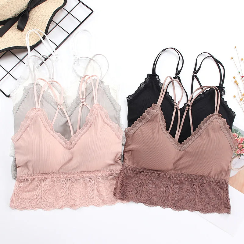 Special Counter Ladies Summer Camisole Top with U Back China Manufactured Bras Tank Tops