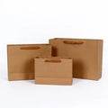 Wholesale Cheap Recycled  Printed LOGO Flat Custom Made Shopping Clothing  Craft Gift Paper Bag with Handle