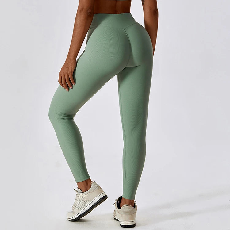New Arrivals High Waist Tummy Control Gym Leggings Custom logo Scrunch Butt Yoga Leggings for Women