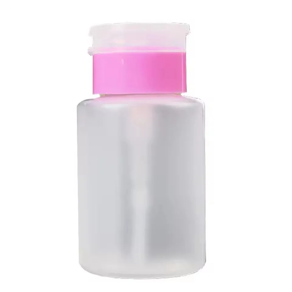 150/ml Nail Refillable Bottles Empty Press Pump Dispenser Nail Art Polish Remover Cleaner Makeup Bottle Manicure Tool