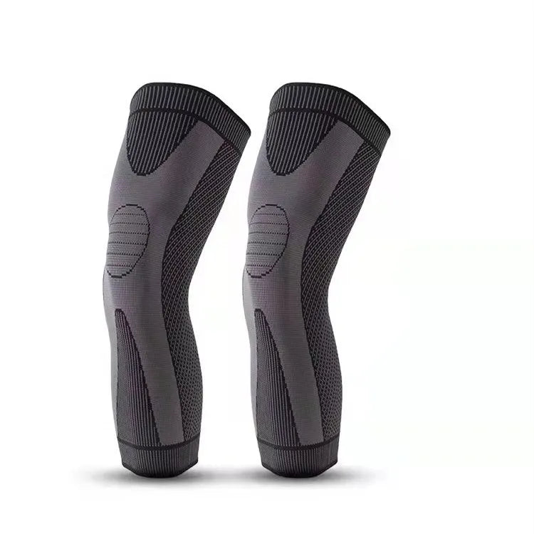 Hx036 Bases Full Leg Knee Compression Sleeve Long Knee Pads Running Leg Sleeve Cycling Knee Pads MegaBDM