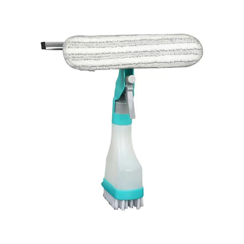 4 in 1 Multi-function Wiper Soap Cleaner Squeegee Mirror Wall Brush Glass Window Cleaning Brush