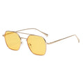 GWTNN OEM Gafas Sol Retro Double Bridge Square Driving Metal Sunglasses