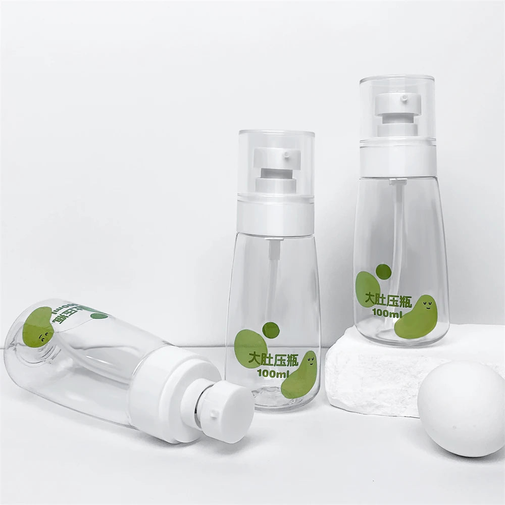 Clear Plastic Pocket Mist Spray Bottle 30ml/60ml/80ml/100ml Travel-Ready Empty Hair Skin Care Lotion Cream Beauty